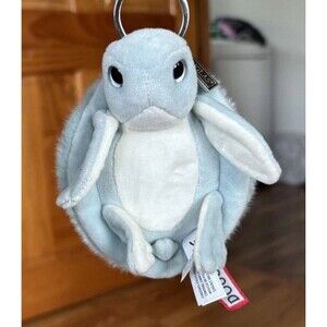 Douglas Cuddle Toy Baby Blue Sea Turtle Plush Keychain
